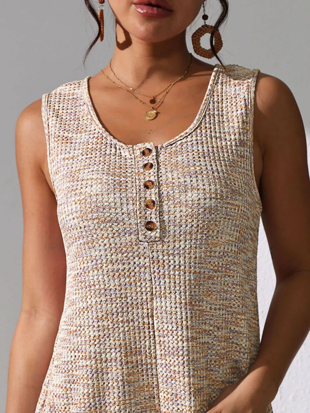 Full Size Button Front Romper with Pockets Plus Size - Absolute Discounts