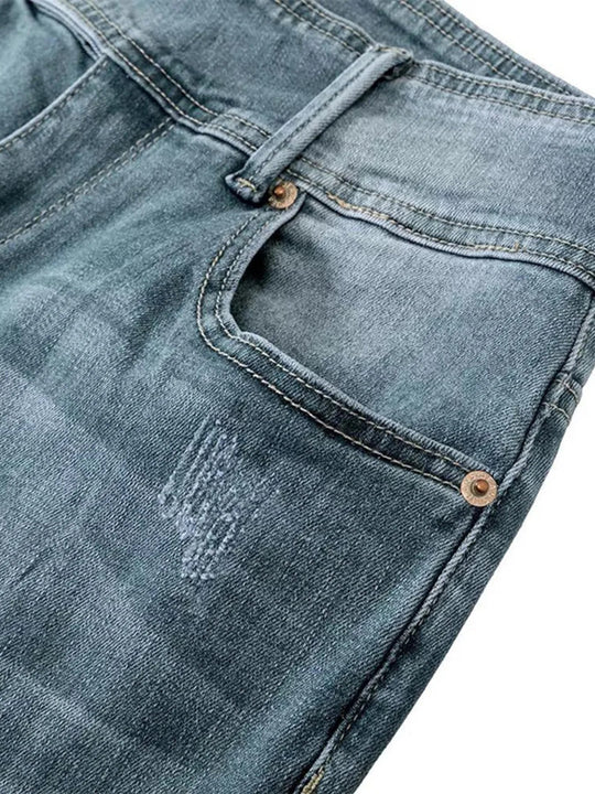 Full Size Vintage Wash Flare Jeans Plus Size - Absolute Discounts