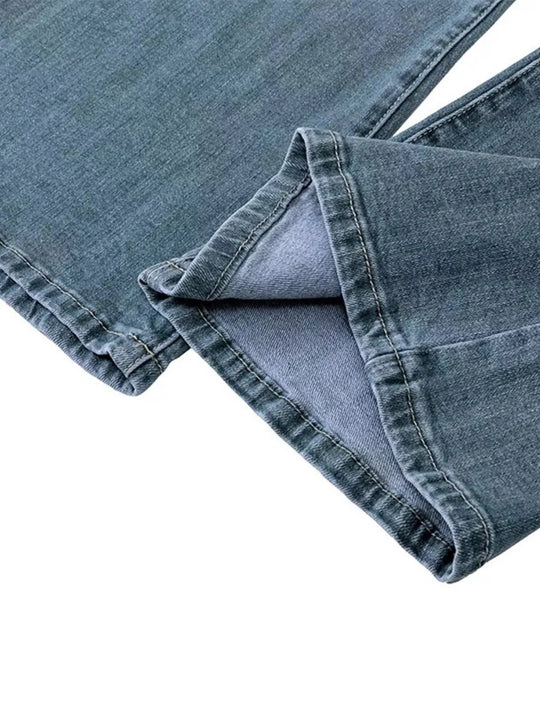 Full Size Vintage Wash Flare Jeans Plus Size - Absolute Discounts