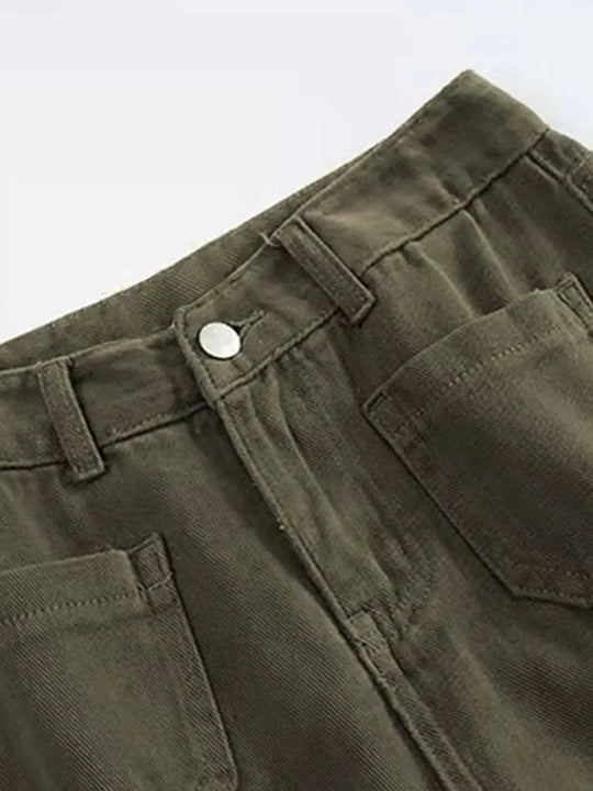 Full Size Wide Leg Pants with Pockets Plus Size - Absolute Discounts