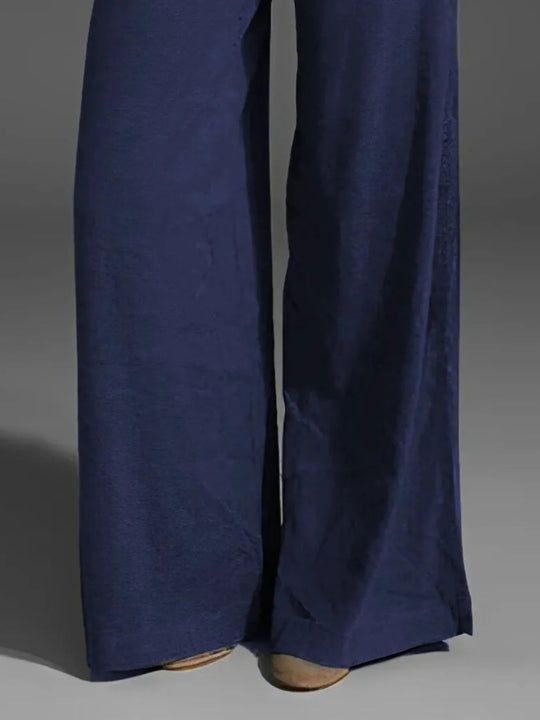 Full Size Wide Leg Pants with Pockets Plus Size - Absolute Discounts