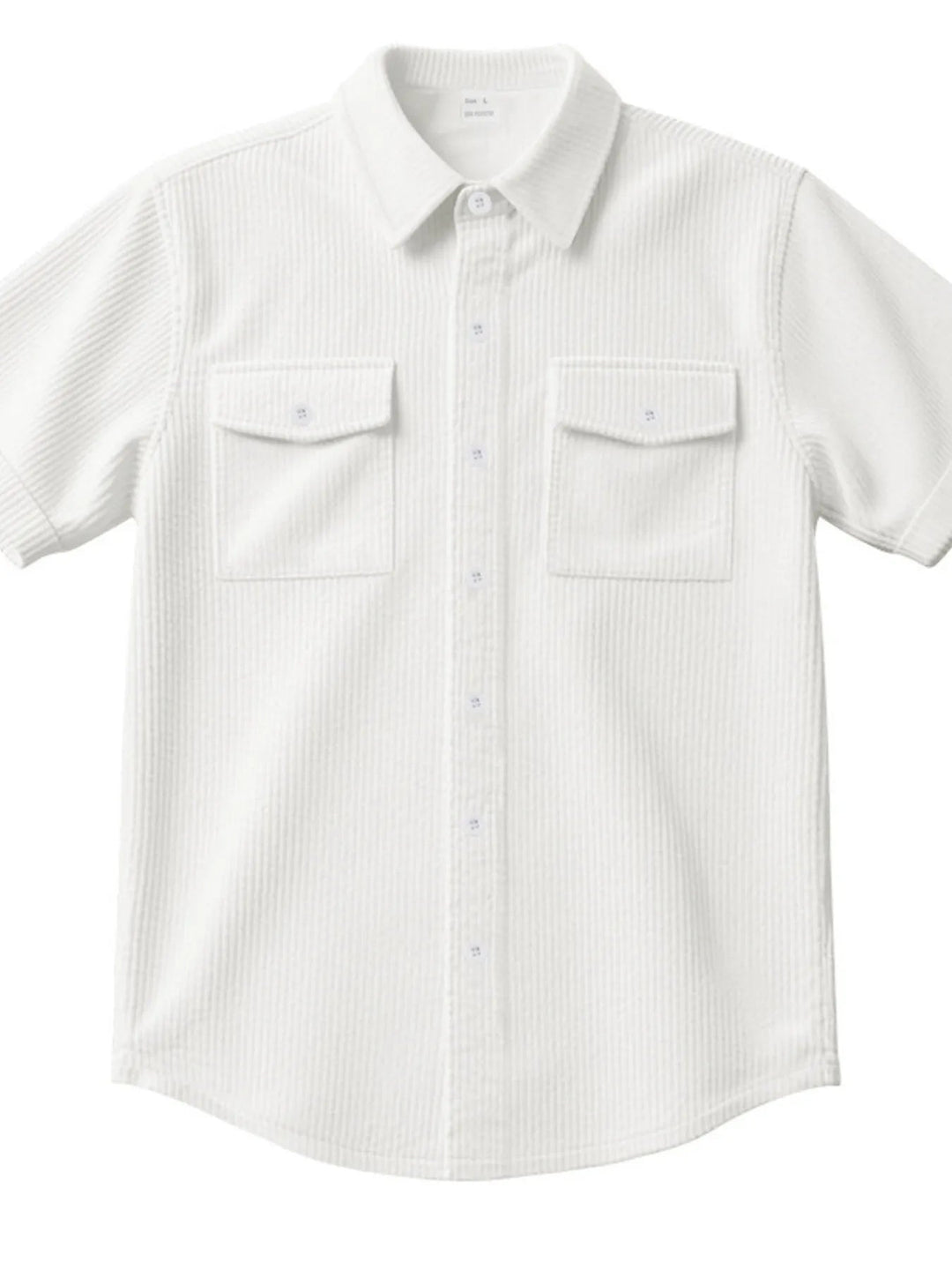 Men's Full Size Button Up Short Sleeve Shirt Plus Size - Absolute Discounts