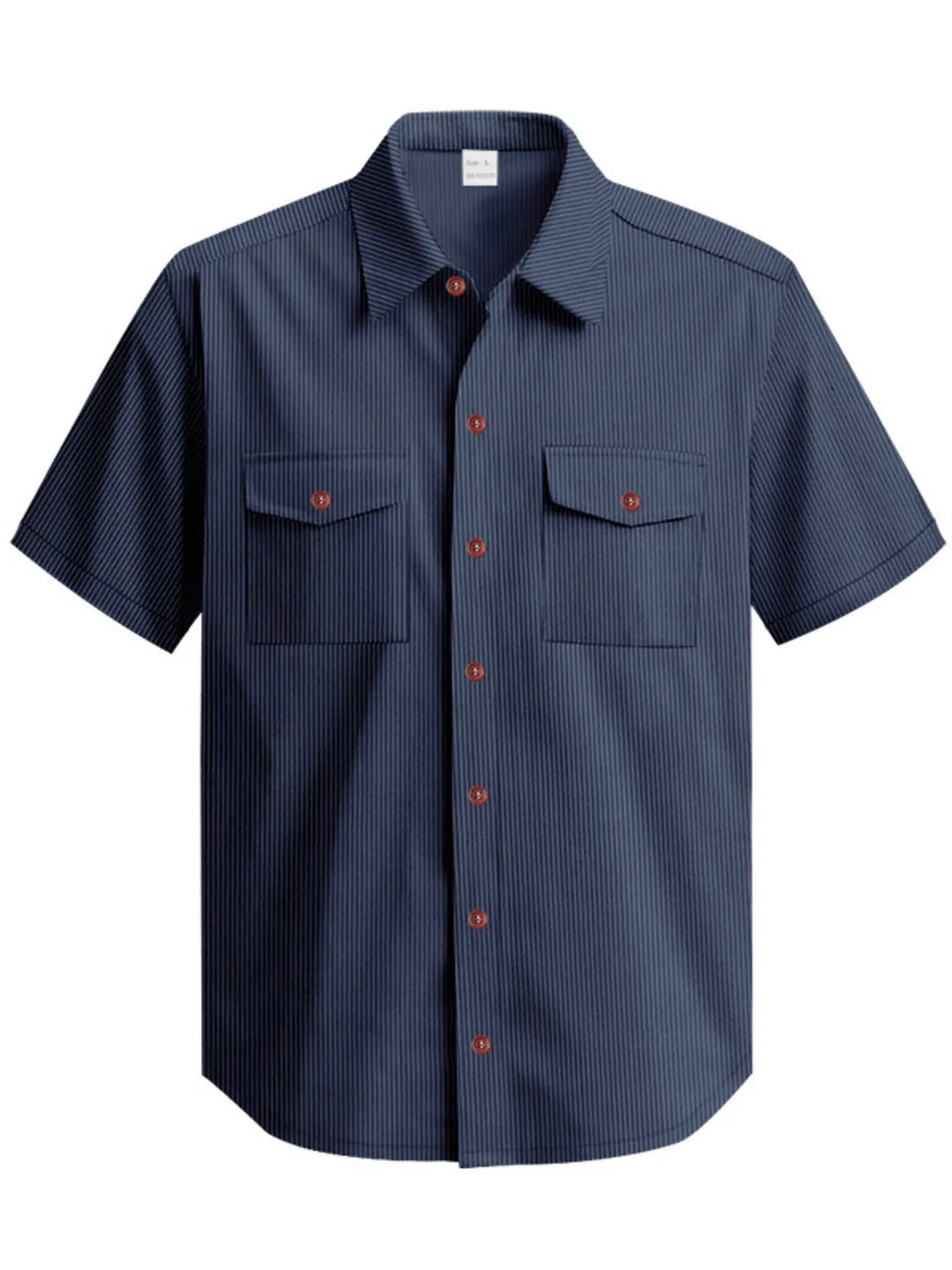 Men's Full Size Button Up Short Sleeve Shirt Plus Size - Absolute Discounts