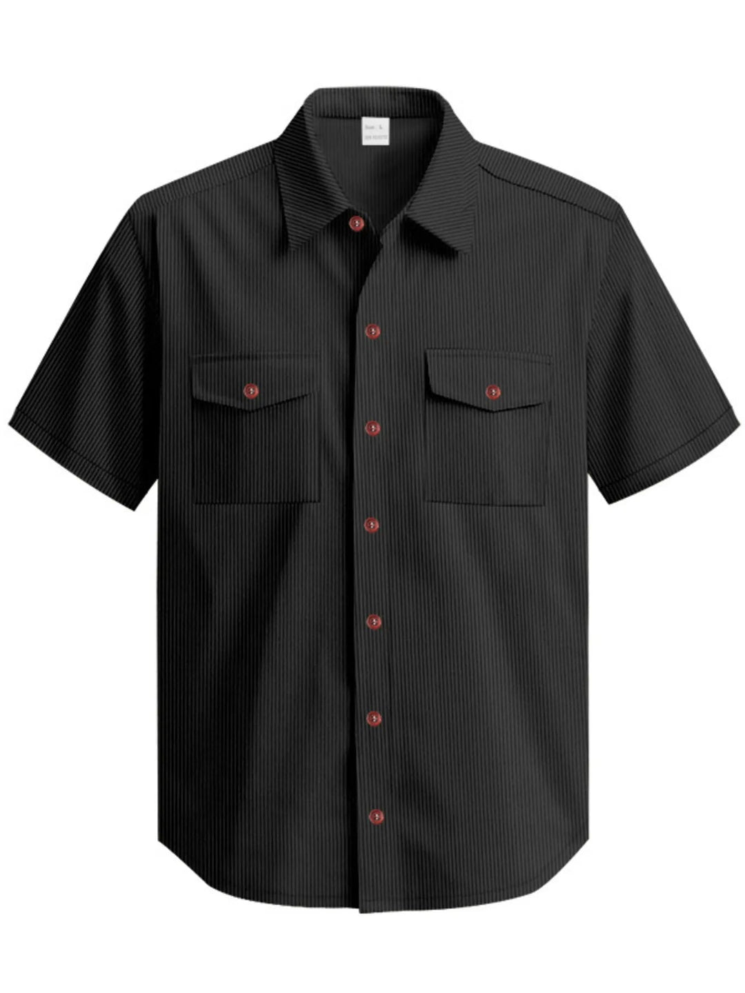 Men's Full Size Button Up Short Sleeve Shirt Plus Size - Absolute Discounts