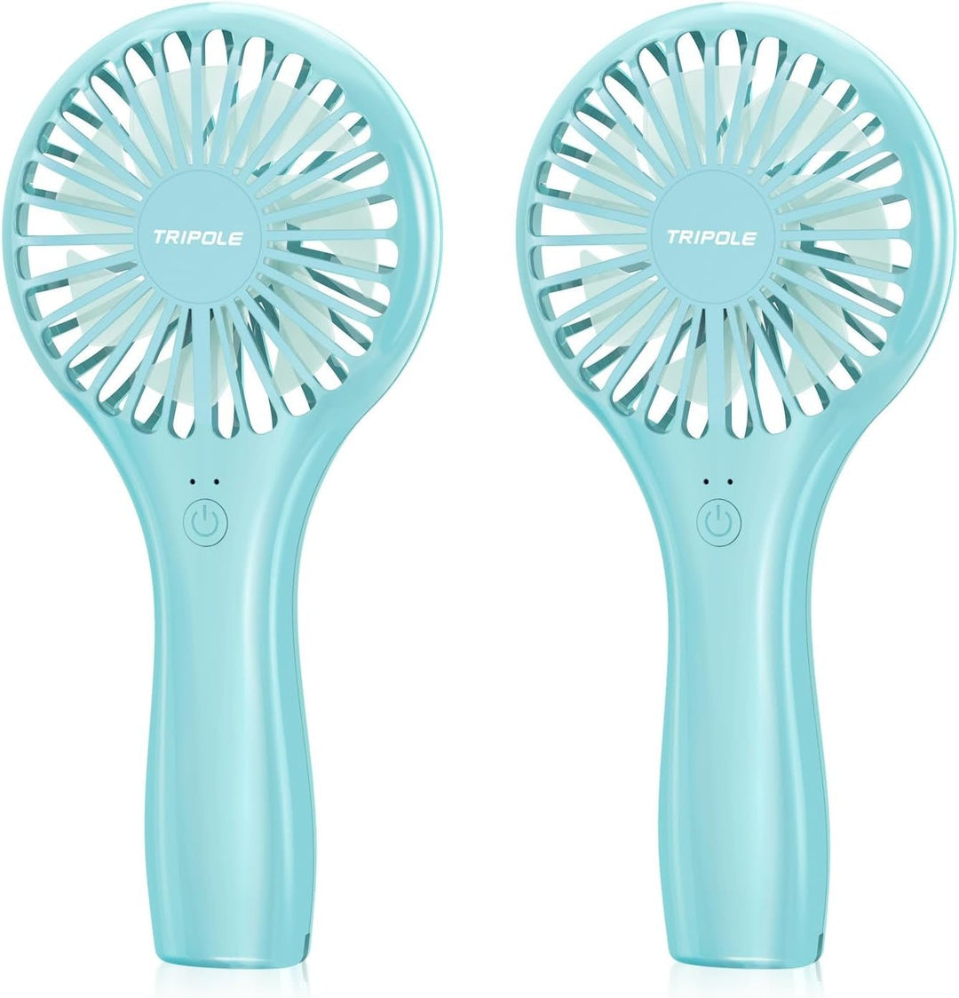 Tripole Mini Handheld Fan Battery Operated Small Personal Portable Fans Speed Adjustable USB Rechargeable Fans Cute Design Powerful Eyelash Fan for Stylish Kids Girls Women Men Indoor Outdoor Travel - Absolute Discounts