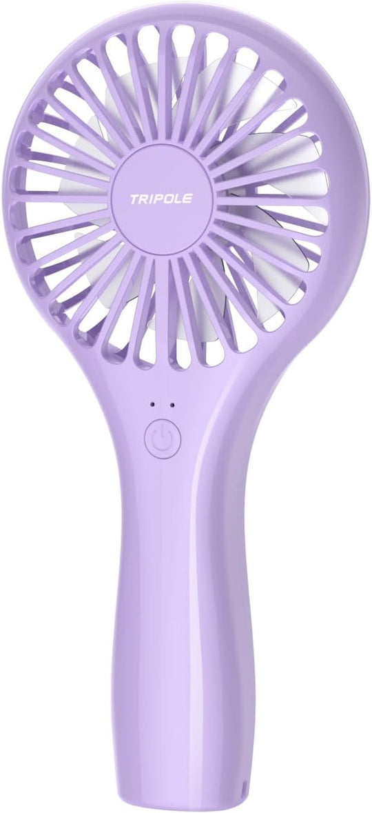 Tripole Mini Handheld Fan Battery Operated Small Personal Portable Fans Speed Adjustable USB Rechargeable Fans Cute Design Powerful Eyelash Fan for Stylish Kids Girls Women Men Indoor Outdoor Travel - Absolute Discounts