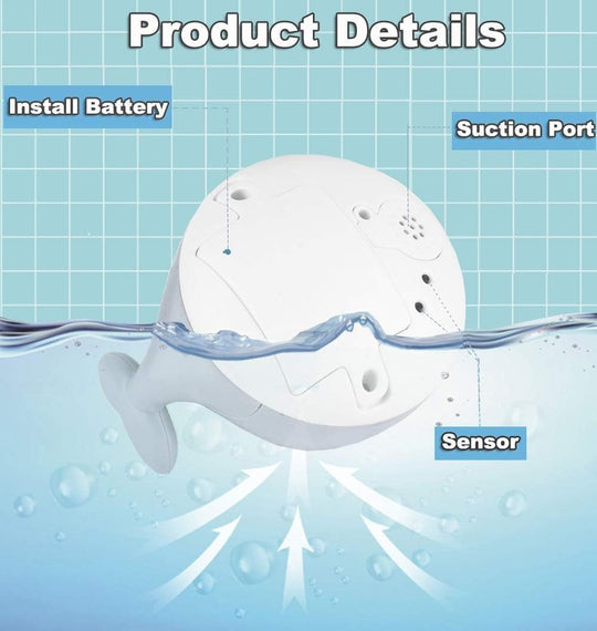 ZHENDUO Baby Bath Toys, Whale Spray Water Bath Toy, Sprinkler Bathtub Shower Toys for Toddlers Kids Boys Girls, Pool Toy for Baby (White) - Absolute Discounts