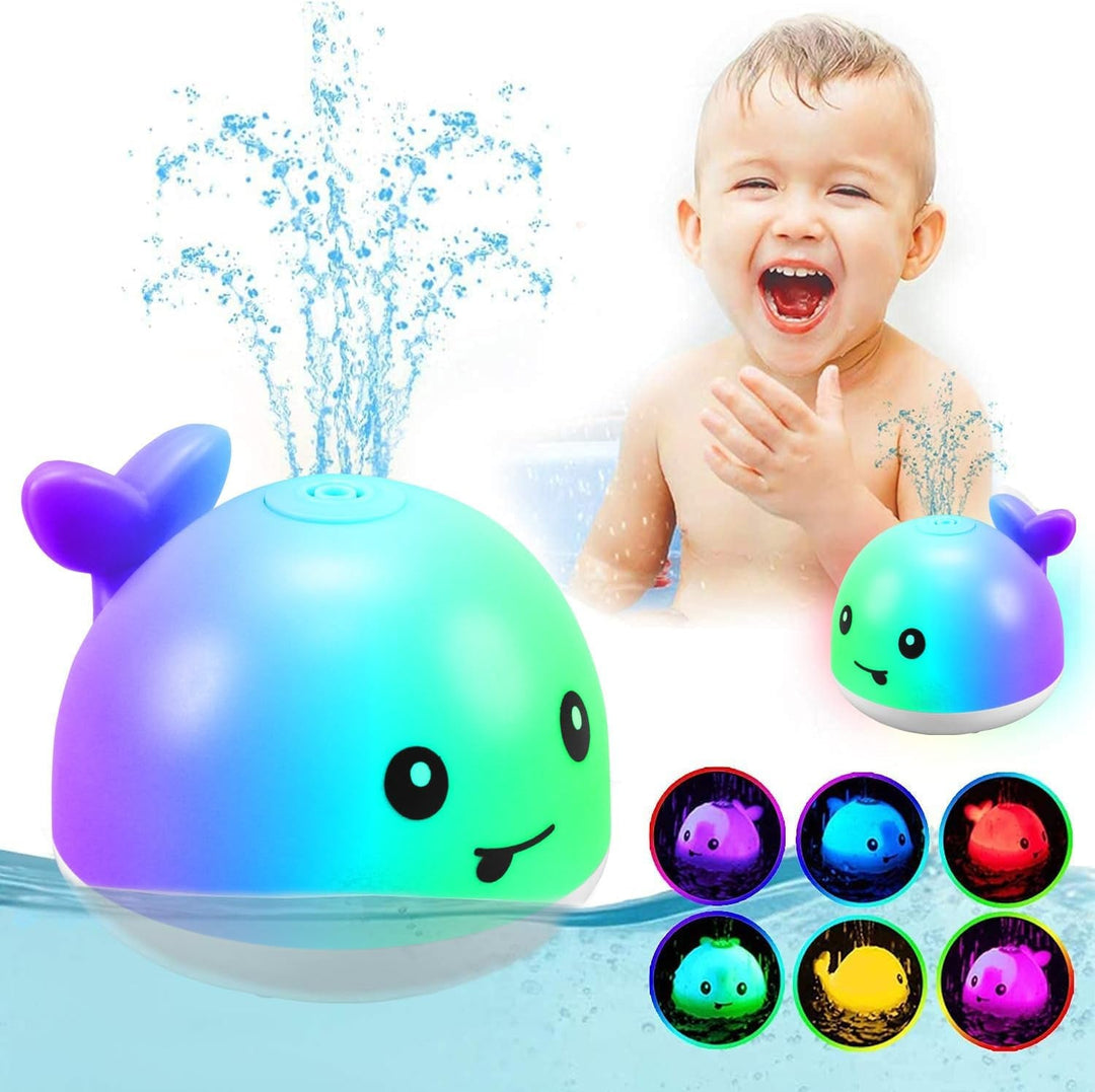 ZHENDUO Baby Bath Toys, Whale Spray Water Bath Toy, Sprinkler Bathtub Shower Toys for Toddlers Kids Boys Girls, Pool Toy for Baby (White) - Absolute Discounts